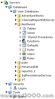 Cibersql Web Admin screenshot